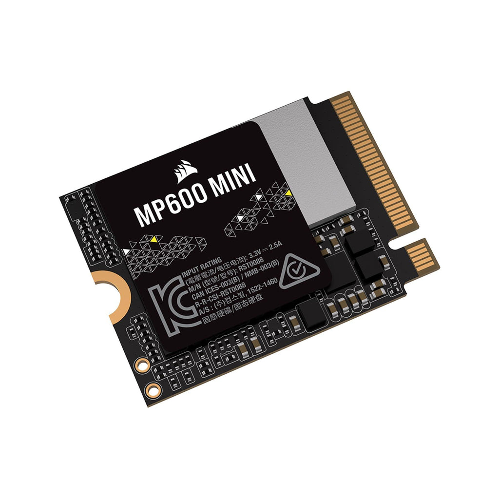 Corsair MP600 Mini 1TB PCIe 4.0 x4 NVMe M.2 SSD – M.2 2230 – Up to 7,000MB/sec Read – High-Density TLC NAND – Great for Steam Deck and Microsoft Surface