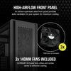 Corsair 7000D Airflow Full-Tower Alloy Steel ATX Computer Case/Gaming Cabinet - Black | Support - Mini-ITX, Micro-ATX, ATX, E-ATX | Included Three AirGuide Fans - CC-9011218-WW