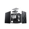 Ant Esports Elite 1000 PS Mid-Tower Computer Case/Gaming Cabinet - Black | Supports M-ATX, ITX with Pre-Installed 1 x 120mm Black Rear Fan