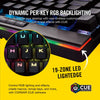 CORSAIR K95 RGB Mechanical Gaming Keyboard-USB Passthrough-Cherry MX Speed- Black