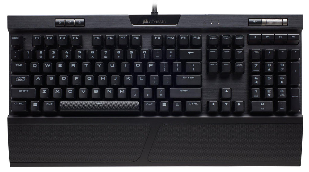 Corsair K70 MK.2 RGB LED Backlit Wired Mechanical Cherry MX Silent Gaming Keyboard (Black)