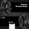 ZEBRONICS Zeb-Bang Pro Bluetooth Wireless On Ear Headphones with Mic V5.0, 30H Backup, Foldable, Call Function, Voice Assistant, Built-in Rechargeable Battery, Type C, 40Mm Driver and Aux (Black) - Triveni World