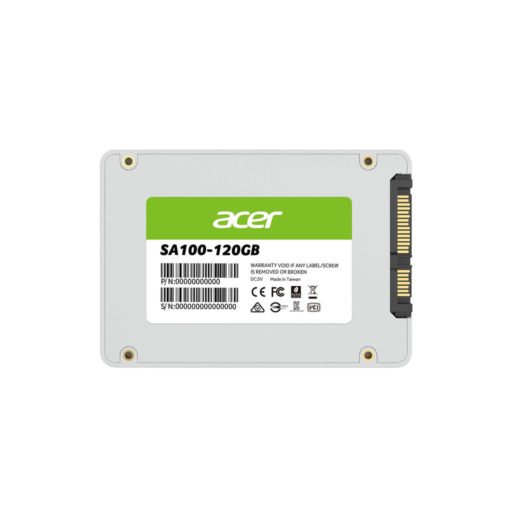 Acer SA100 120GB 3D NAND SATA 2.5 inch (6.35cm) Internal SSD-561MB/s R, 474MB/s W Speed