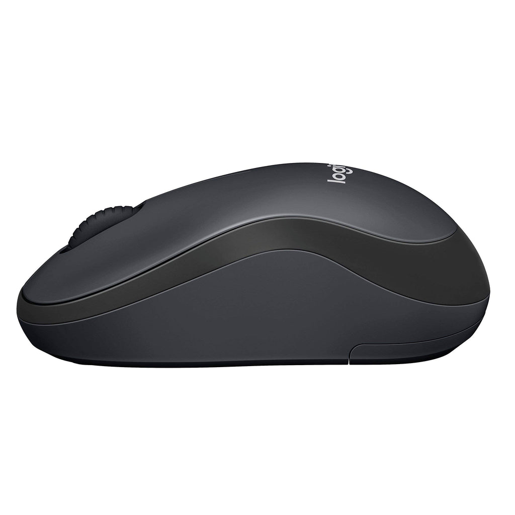 (Refurbished) Logitech M221 Silent Wireless Mouse- Charcoal - USB