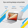 ASUS Vivobook 14, IntelCore i3-1215U 12th Gen, Thin and Light Laptop, 14" (35.56 cm) FHD, (8 GB RAM/512GB SSD/Windows11/Office 2021/Fingerprint/42WHr /Silver/1.40 kg), X1404ZA-NK322WS