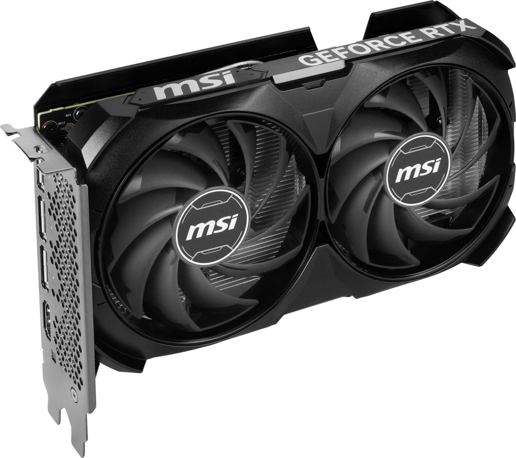 MSI Gaming Geforce RTX 4060 Ti 16Gb Gdrr6 Boost Clock: 2625 Mhz 128-Bit Hdmi/Dp Nvlink Torx Fan 4.0 Ada Lovelace Architecture Graphics Card (RTX 4060 Ti Ventus 2X Black 16G Oc) - Pci_E_X16, Gddr6