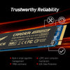 TEAMGROUP T-Force Cardea Zero Z440 1TB NVMe PCIe Gen4 x4 M.2 2280 Gaming Internal Solid State Drive SSD TM8FP7001T0C311 (Read/Write Speed up to 5,000/4,400 MB/s)