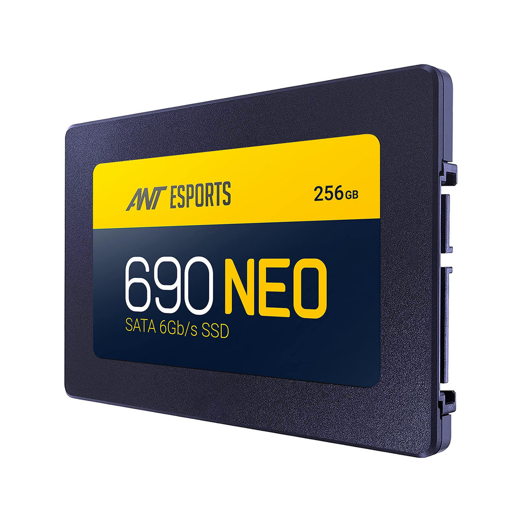 Ant Esports 690 Neo Sata 2.5" 256GB Internal Solid State Drive/SSD with SATA III Interface, 6Gb/s, Fast Performance, Read/Write - 500/400 MB/s, Quad Channel Controller compatible with PC and LAPTOP