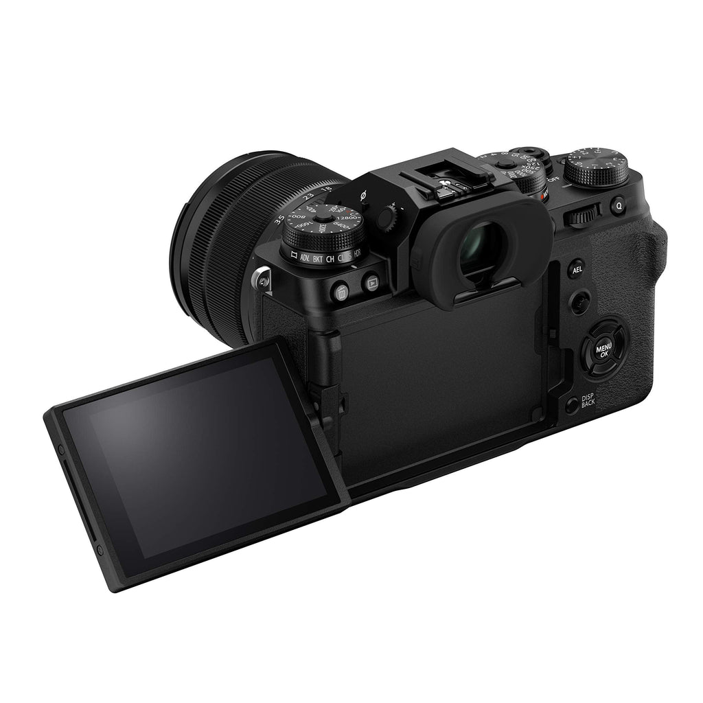 Fujifilm X-T4 26 MP Mirrorless Camera Body with XF16-80mm Lens (X-Trans CMOS4 Sensor, EVF, Face/Eye AF, IBIS, LCD Touchscreen, 4K/60P & FHD/240P Video, Film Simulations, Weather Resistance) - Black