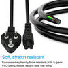 Storite 1.5M Black 3 Pin Laptop Power Cable 18AWG Universal Replacement for Laptop Charger Adapter Power Cord for Laptop