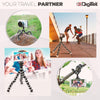 DIGITEK® (DTR 260 GT) Gorilla Tripod/Mini 33 CM (13 Inch) Tripod for Mobile Phone with Phone Mount & Remote, Flexible Gorilla Stand for Point and Shoot & Action Cameras