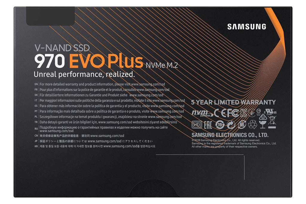 Samsung 970 EVO Plus 250GB PCIe NVMe M.2 (2280) Internal Solid State Drive (SSD) (MZ-V7S250)