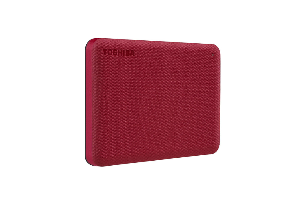 TOSHIBA Canvio Advance 1TB Portable External HDD, USB3.0 for PC Laptop Windows and Mac. 3 Years Warranty. External Hard Drive - Red