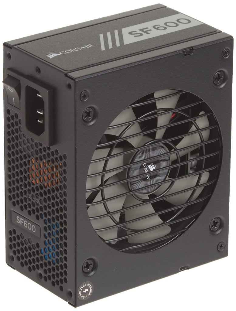 CORSAIR SF Series, SF600, 600 Watt, SFX, 80+ Gold Certified, Fully Modular Power Supply