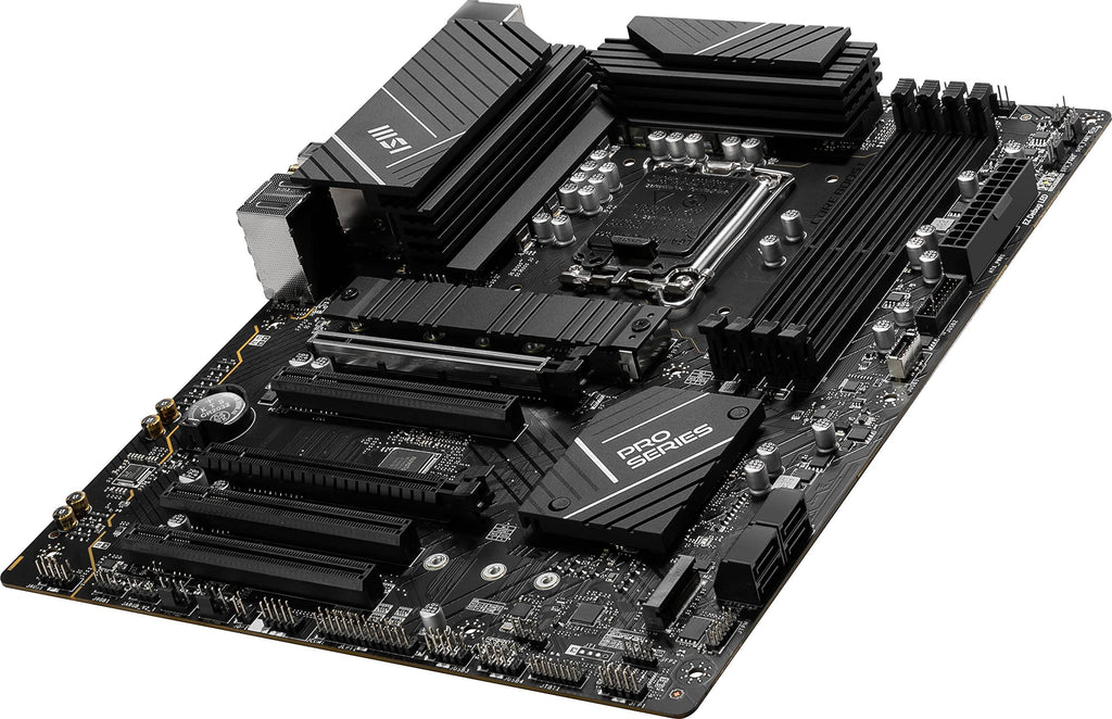 MSI PRO B760-P WiFi DDR4 ATX Motherboard- Powerful Performance, Reliable Connectivity, Sleek Design, Supports Intel Core 12th & 13th Gen Processors, DDR4, PCIe 5.0, USB 3.2 Gen2