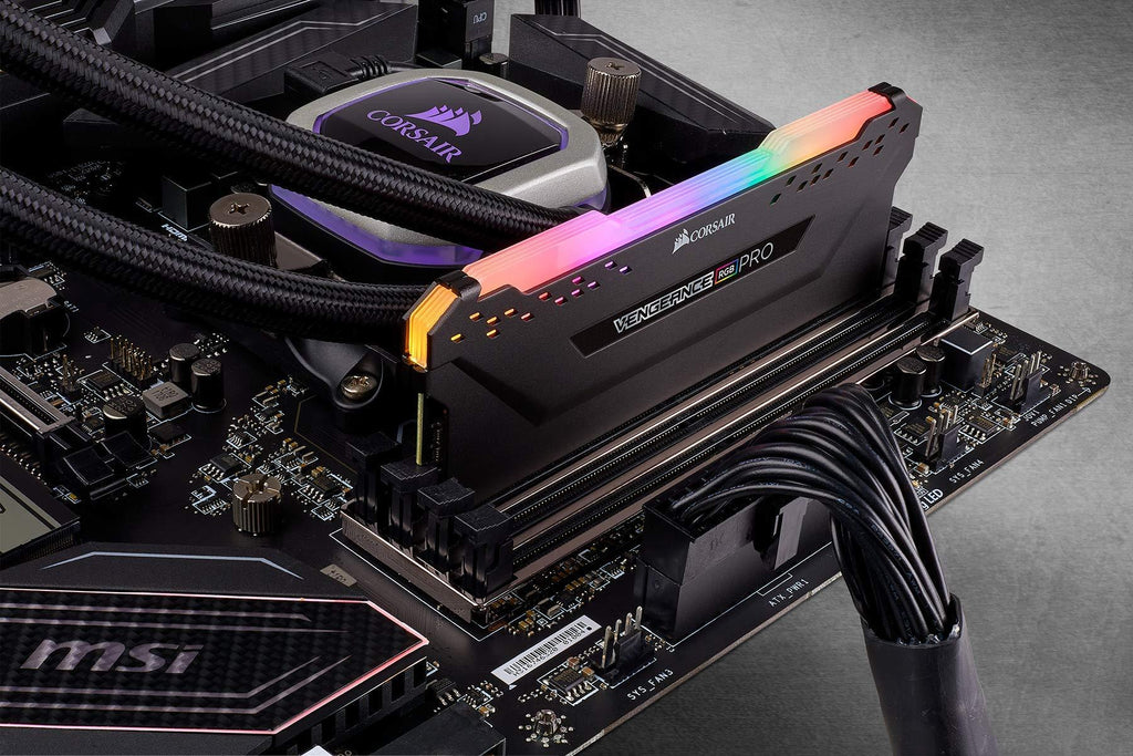 Corsair Vengeance RGB Pro 8GB (1x8GB) DDR4 3200 (PC4-25600) C16 Optimized for AMD Ryzen ? Black