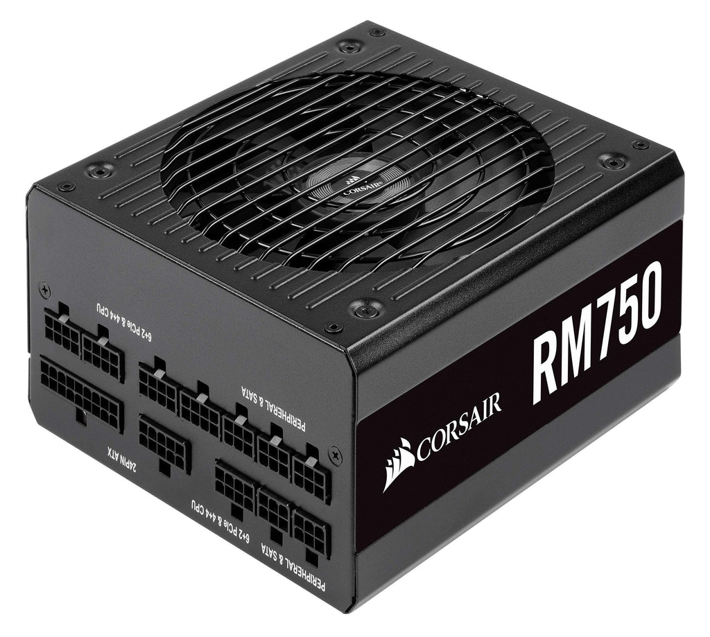 CORSAIR RM Series, RM750, 750 Watt, 80+ Gold Certified, Fully Modular Power Supply, Microsoft Modern Standby