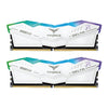 TEAMGROUP T-Force Delta RGB DDR5 Ram 64GB Kit (2x32GB) 6000MHz (PC5-48000) CL38 Desktop Gaming Memory Module Ram (White) for 600 Series Chipset - FF4D564G6000HC38ADC01