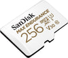 SanDisk 256GB MAX Endurance microSDHC™ Card with Adapter for 4K Video on Dashcams and Video Surveillance Cameras