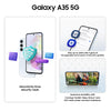 Samsung Galaxy A35 5G (Awesome Navy, 8GB RAM, 256GB Storage) | Premium Glass Back | 50 MP Main Camera (OIS) | Nightography | IP67 | Corning Gorilla Glass Victus+ | sAMOLED with Vision Booster - Triveni World