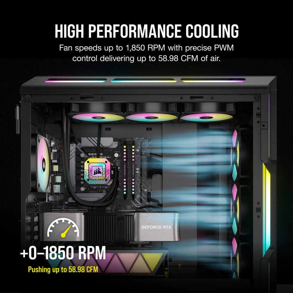 CORSAIR iCUE AR120 Digital RGB 120mm PWM Fan Triple Pack