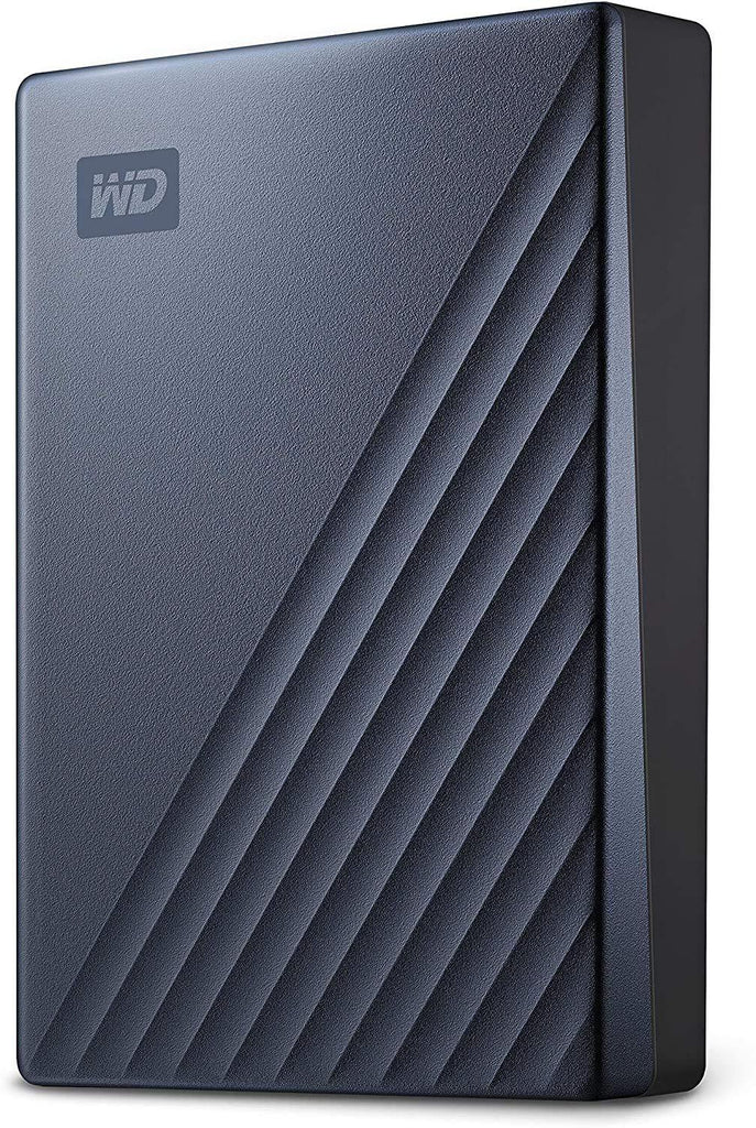 Western Digital WD 2TB My Passport Ultra Portable Hard Disk Metal Drive, USB-C & USB 3.1 with Automatic Backup,Password Protection, Compatible with Windows&Mac, External HDD-Blue