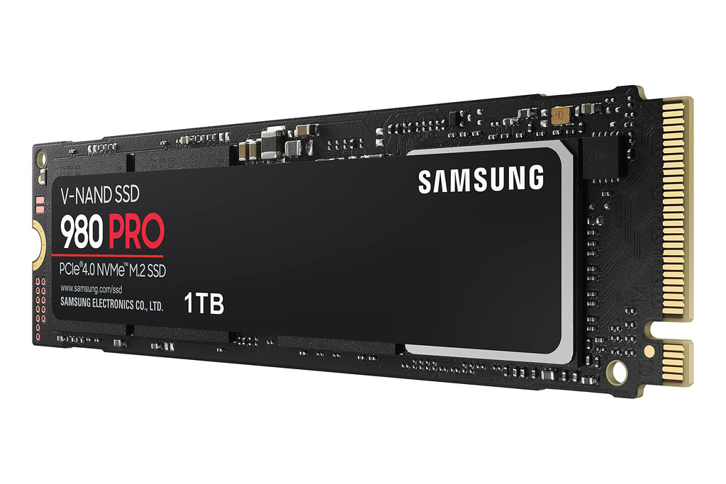 Samsung 980 PRO 1TB Up to 7,000 MB/s PCIe 4.0 NVMe M.2 (2280) Internal Solid State Drive (SSD) (MZ-V8P1T0)