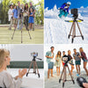 Syvo WT 3130 Aluminum Tripod (133CM), Universal Lightweight Tripod with Mobile Phone Holder Mount & Carry Bag for All Smart Phones, Gopro, Cameras