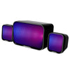 ZEBRONICS PLUTO 1-2.1 Channel Desktop Speaker with 15 watts output, Bluetooth 5.3, 3.5mm jack Line Input, Inbuilt Volume Control, USB Powered, RGB Lights