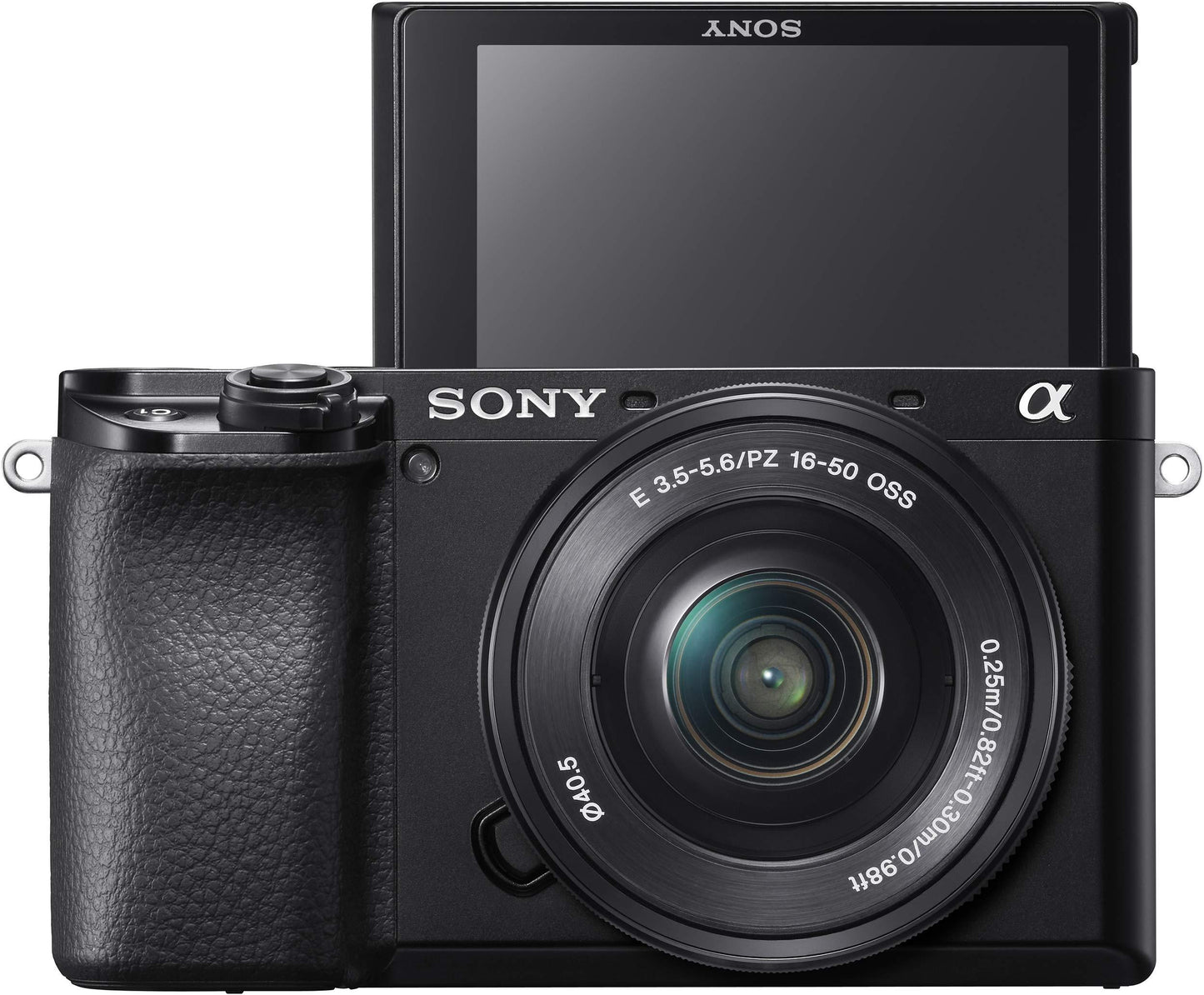 Sony Alpha ILCE 6100L 24.2 MP Mirrorless Digital SLR Camera with 16-50 mm Power Zoom Lens | APS-C Sensor | Fast Auto Focus,Real-time Eye AF,Real-time Tracking | 4K Vlogging Camera - Black