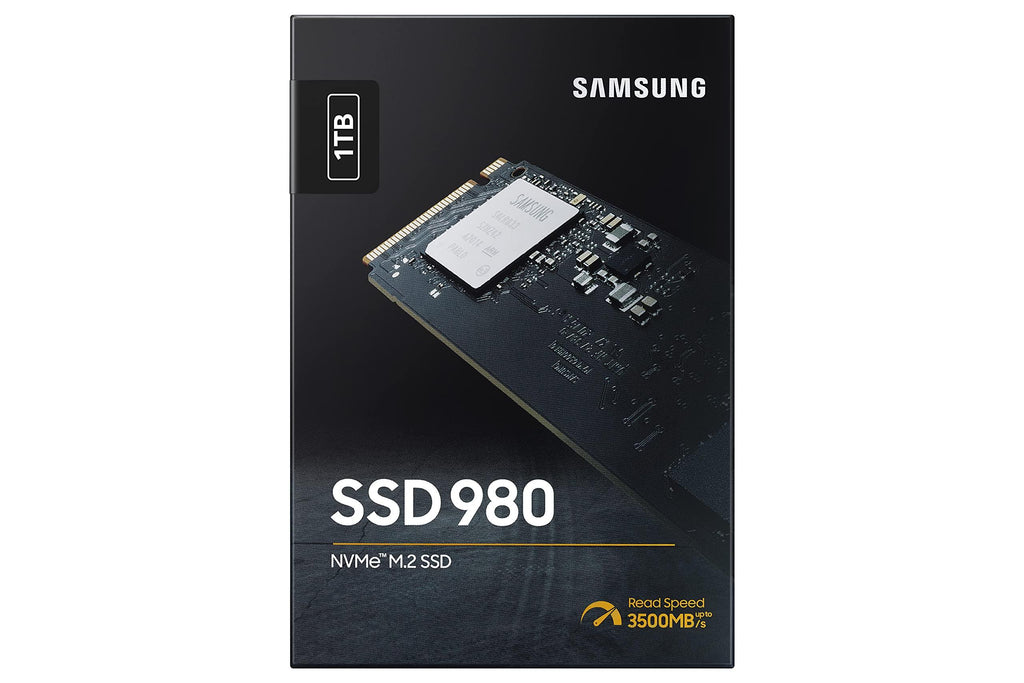 Samsung 980 1TB Up to 3,500 MB/s PCIe 3.0 NVMe M.2 (2280) Internal Solid State Drive (SSD) (MZ-V8V1T0)