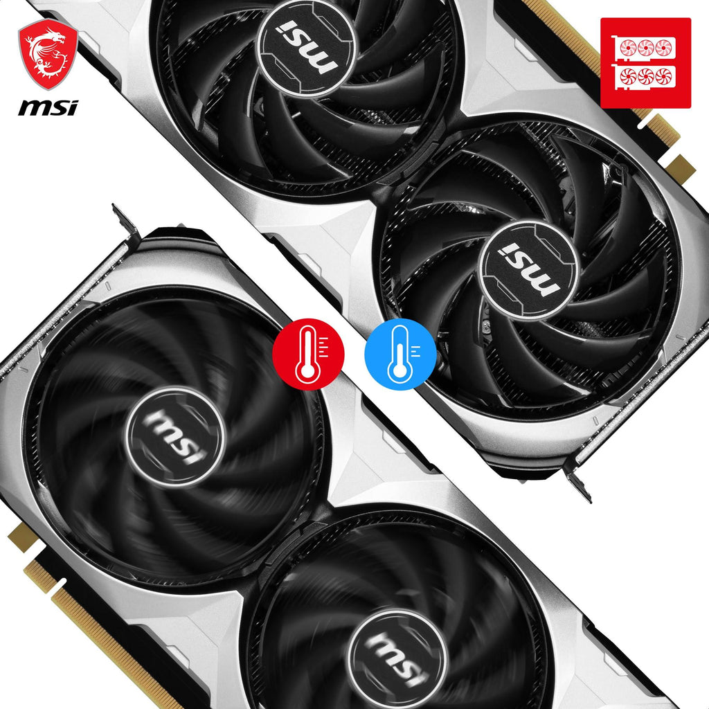 MSI GeForce RTX 4070 Ti SUPER 16G VENTUS 3X OC Graphic Card - NVIDIA GeForce RTX 4070 Ti SUPER GPU, 16GB GDDR6X 256-Bit Memory, 21 Gbps, Pci Express 4 Interface, Upto 2640 MHz, TORX FAN 4.0 - PCIe