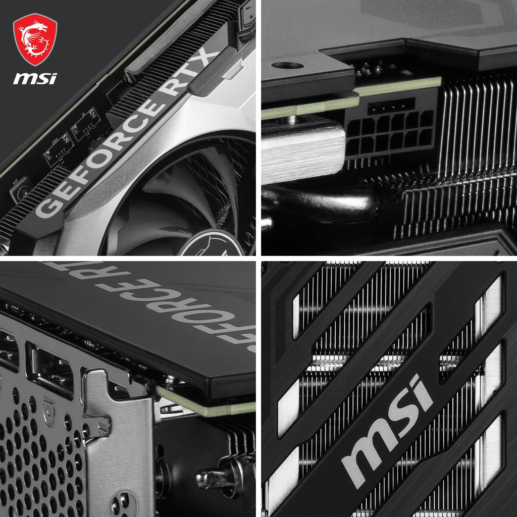 MSI GeForce RTX 4070 Super 12G Ventus 3X OC Graphic Card - NVIDIA GeForce RTX 4070 Super GPU, 12GB GDDR6X 192-bit Memory, 21 Gbps, PCI Express 4 Interface, Upto 2505 MHz, TORX Fan 4.0