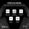 Corsair HS55 Wireless Gaming Headset, Carbon, Low-Latency 2.4Ghz Wireless or Bluetooth, Dolby Audio 7.1 Surround Sound on PC and Mac, Omni-Directional Microphone with Flip-to-Mute Function