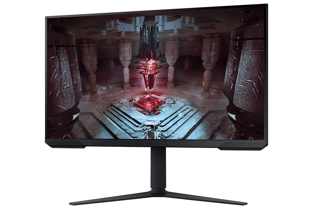 Samsung Odyssey G5 Gaming Monitor 80cm (32") QHD 2560 X 1440, 165 Hz, 1ms(MPRT), HDR10, AMD Freesync, DP, HDMI, Height, Tilt, Pivot Adjust Stand, Bezel Less, Eye-Saver, LS32CG510EWXXL, Black