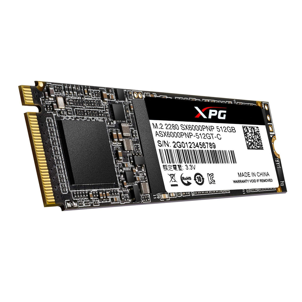 XPG Adata SX6000 Pro M.2 NVME 512GB PCIe Gen3x4 2280 Internal Solid State Drive/SSD, Read/Write speeds of up to 2100/1500 MB/s - ASX6000PNP-512GT-C Compatible with PC and Laptop