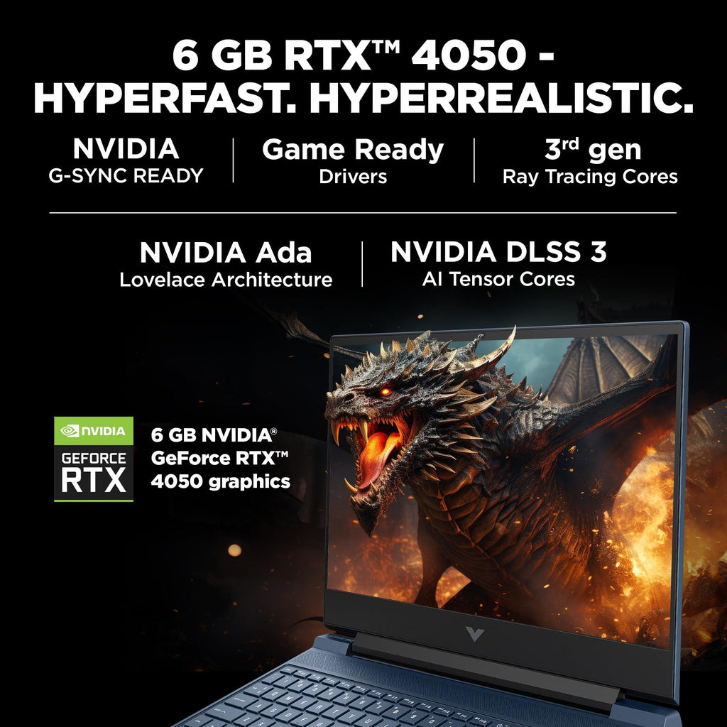 HP Victus Gaming Laptop, AMD Ryzen 7 8845HS AI Powered, 6GB RTX 4050 GPU,15.6-inch (39.6 cm),FHD, IPS,144Hz,16GB DDR5,1TB SSD, 300 nits, Win 11,Backlit KB, DTS:X Ultra (MSO, Blue, 2.29 kg), fb2117AX