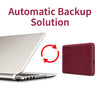 TOSHIBA Canvio Advance 1TB Portable External HDD, USB3.0 for PC Laptop Windows and Mac. 3 Years Warranty. External Hard Drive - Red