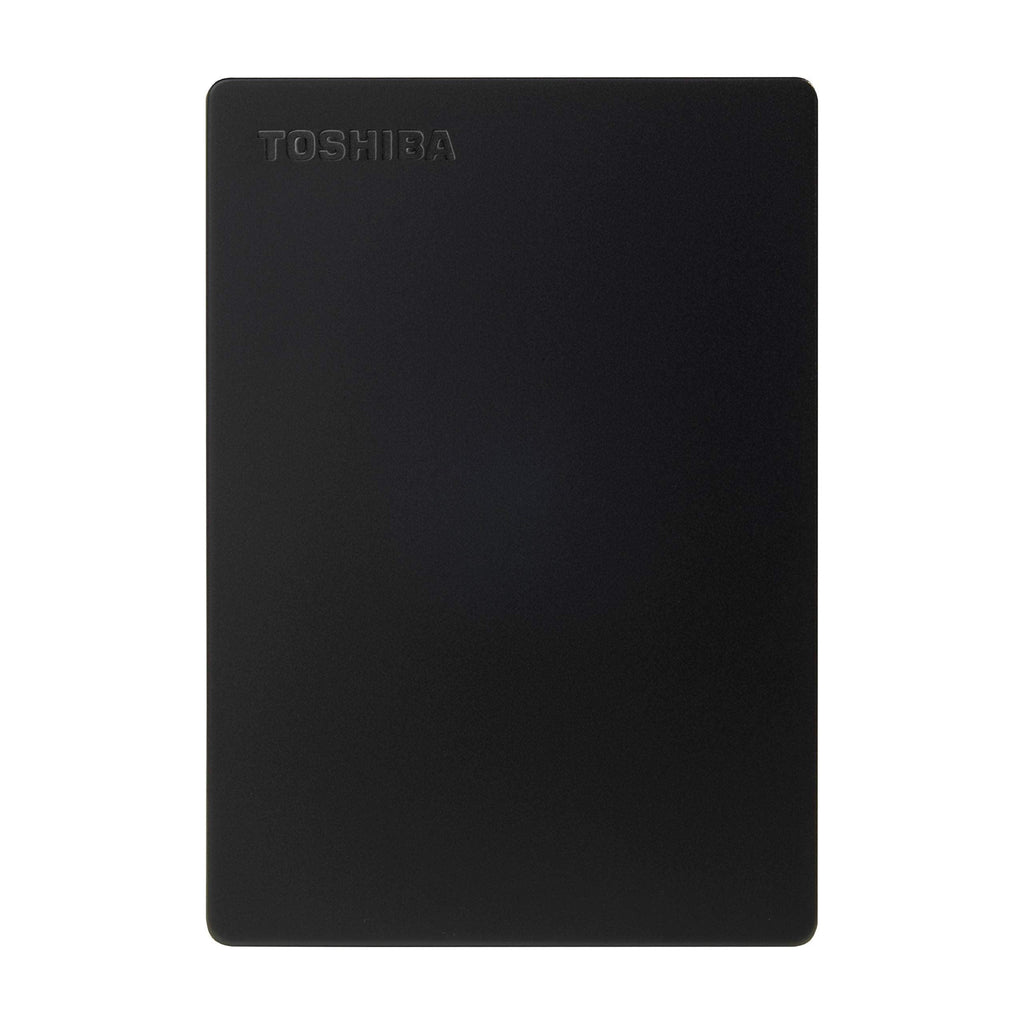 TOSHIBA Canvio Slim 1TB Portable External HDD - USB 3.0 for PC Laptop Windows and Mac, 3 Years Warranty, External Hard Drive - Black