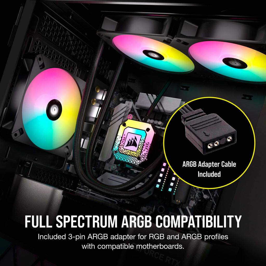 CORSAIR iCUE AR120 Digital RGB 120mm PWM Fan Triple Pack