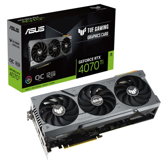 ASUS Tuf Gaming Nvidia Geforce Rtx 4070 Ti Oc Edition Gaming Graphics Card (Pcie 4.0, 12Gb Gddr6X, Hdmi 2.1A, Displayport 1.4A) - Pci_E_X4