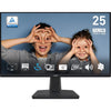 MSI PRO MP251 24.5 Inch Full HD Office Monitor - 1920 x 1080 IPS Panel, 100 Hz, Eye-Friendly Screen, Built-in Speakers, Tilt-Adjustable - HDMI 1.4b, D-Sub (VGA)