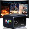 E Gate New i9 Pro Smart Projector, 6900 LED Lumens 2X Brightness, 1080p & 4K Support, Digital Focus & Digital Keystone, Bluetooth, ARC HDMI, USB, AV, WiFi, 720 Native, PreLoaded Apps, ScreenCast