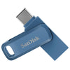 SanDisk Ultra Dual Drive Go USB Type C Pendrive for Mobile, Navy Blue, 256GB, 5Y Warranty