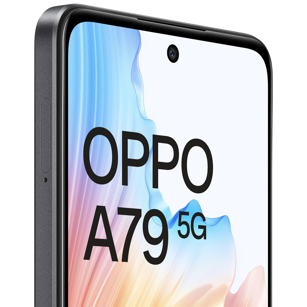 (Refurbished) Oppo A79 5G (Mystery Black, 8GB RAM, 128GB Storage) | 5000 mAh Battery with 33W SUPERVOOC Charger | 50MP AI Rear Camera | 6.72" FHD+ 90Hz Display | with No Cost EMI/Additional Exchange Offers - Triveni World