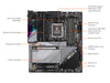 GIGABYTE X670E AORUS Master (AM5/ LGA 1718/ AMD X670E/ EATX/ 5 Year Warranty/ DDR5/ Quad M.2, PCIe 5.0/ USB 3.2 Gen2X2 Type-C/Intel WiFi 6E/ Intel 2.5GbE LAN/Q-Flash Plus/Gaming Motherboard)