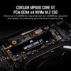 Corsair MP600 CORE XT 4TB PCIe Gen4 x4 NVMe M.2 SSD – High-Density QLC NAND – M.2 2280 – DirectStorage Compatible - Up to 5,000MB/sec – Great for PCIe 4.0 Notebooks and Desktops – Black