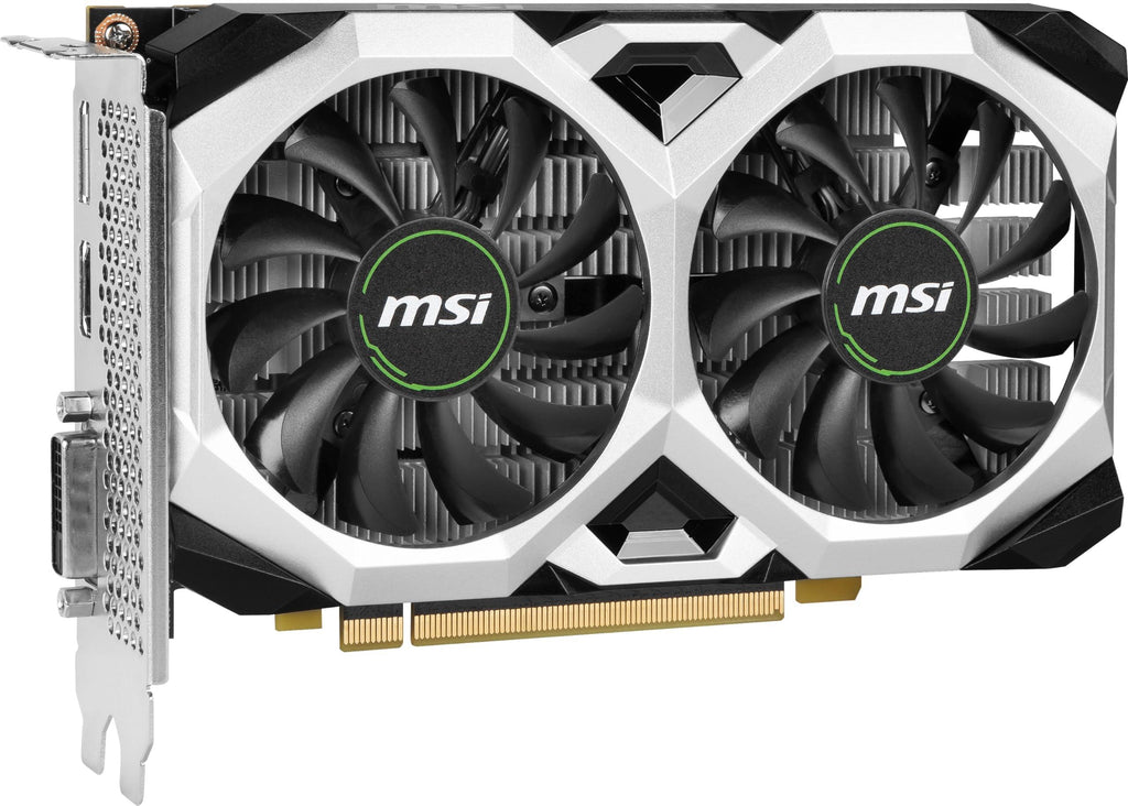 MSI Gaming GeForce GTX 1650 128-Bit HDMI/DP/DVI 4GB GDRR6 HDCP Support DirectX 12 VR Ready OC Graphics Card (GTX 1650 D6 Ventus XS OCV3)