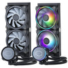 Cooler Master ML240 Illusion CPU Liquid Cooler - Black | Support Intel & AMD CPU Socket AM5, AM4, AM3, LGA1700, 1200, 2066, 1151 | 3rd Gen Dual Chamber Pump | 240mm AIO | ARGB Controller Included