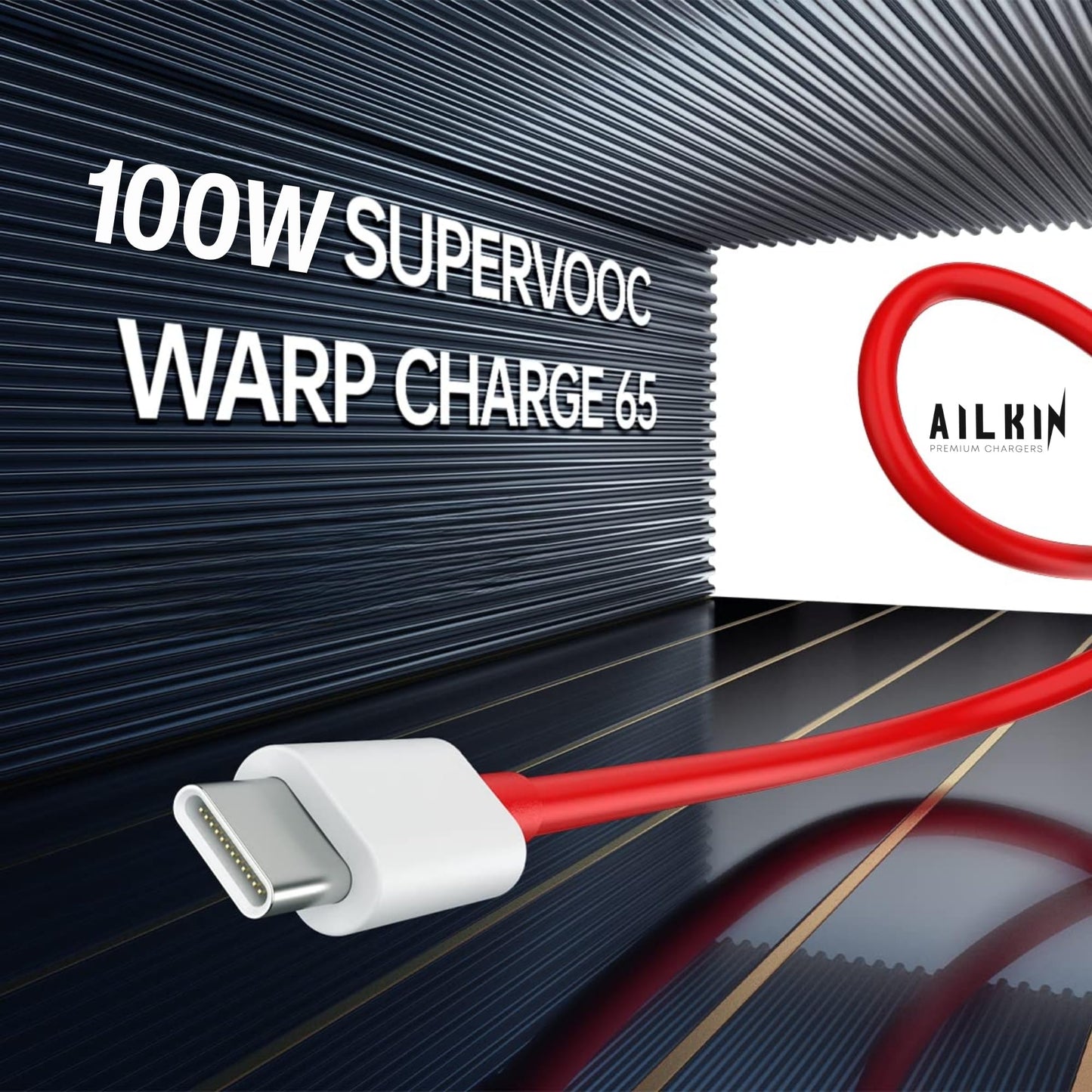 AILKIN Supervooc 100W Power Adapter-Ultra Fast Charger for Oneplus with True 100W Pd Charging|Compatible with Oneplus 12/12R/11/11R/10/10R,Nord Ce 3 Lite 5G,Nord 2T 5G,Nord Ce 2 Lite 5G,Nord 5G,White